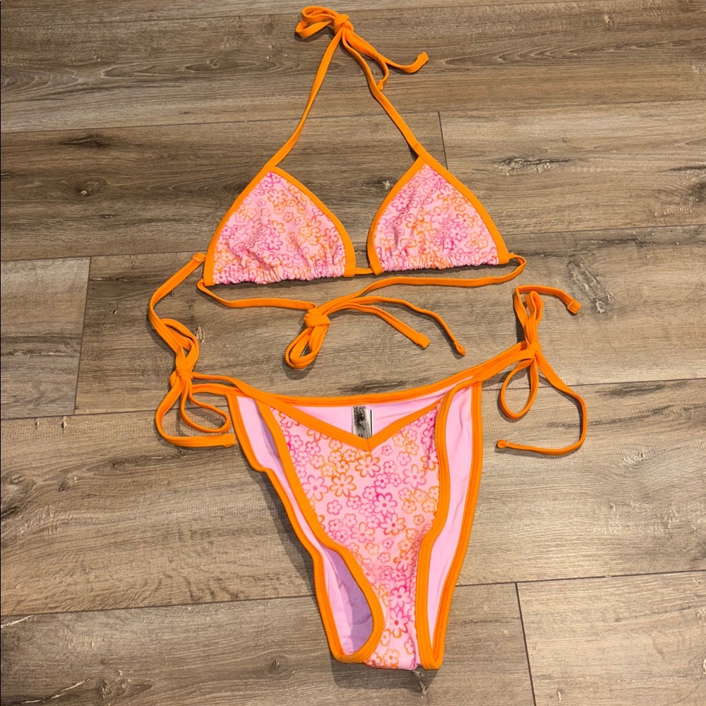 Frankie's Bikinis Floral Print Bikini - Picture 2 of 12